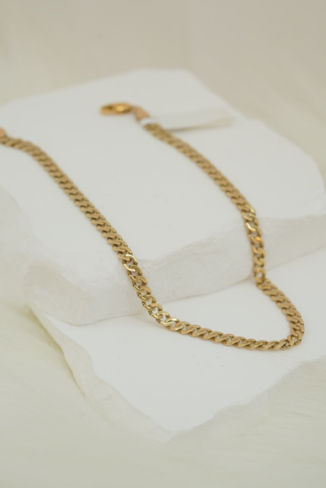10k Anklet - Cuban Link
