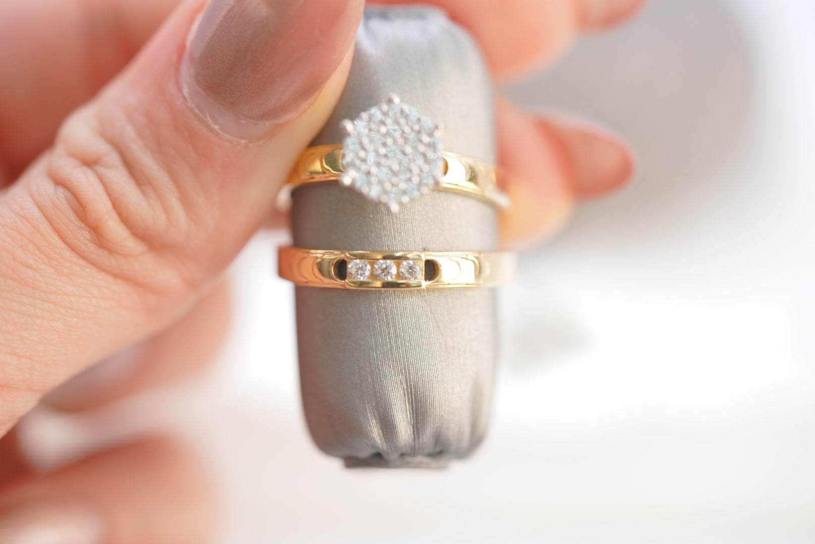 14k Matrimony Rings - Infinity Duo