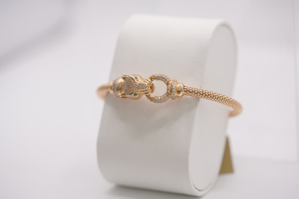 14k Women’s Bracelet - Panther’s Bite
