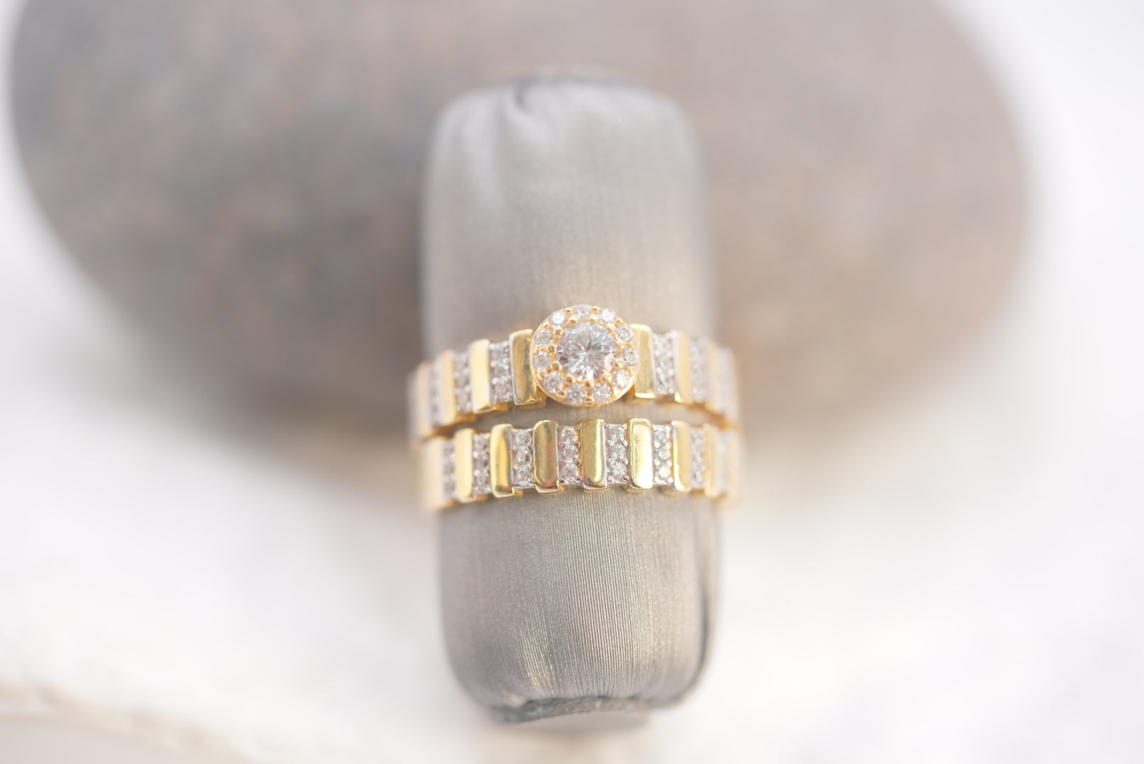 14k Matrimony Rings - Endless Duo