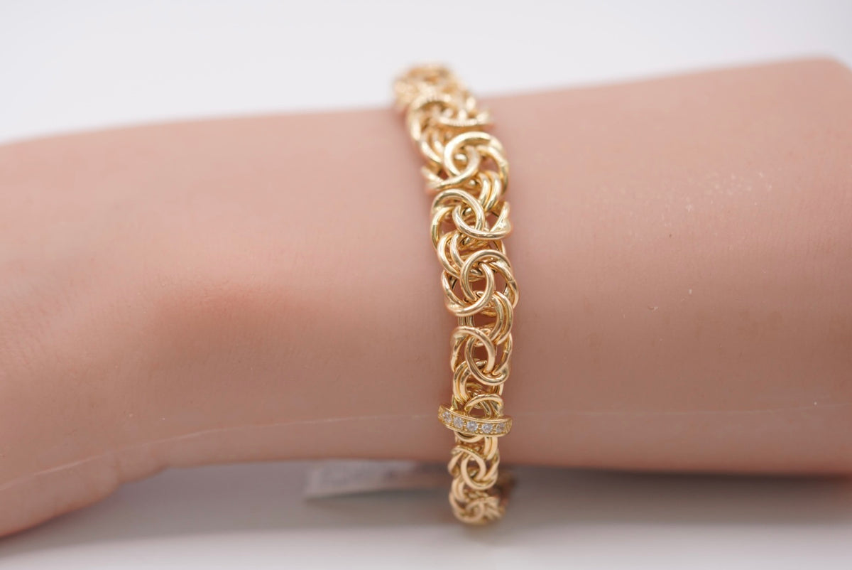 14k Byzantine Bracelet - Pure Class