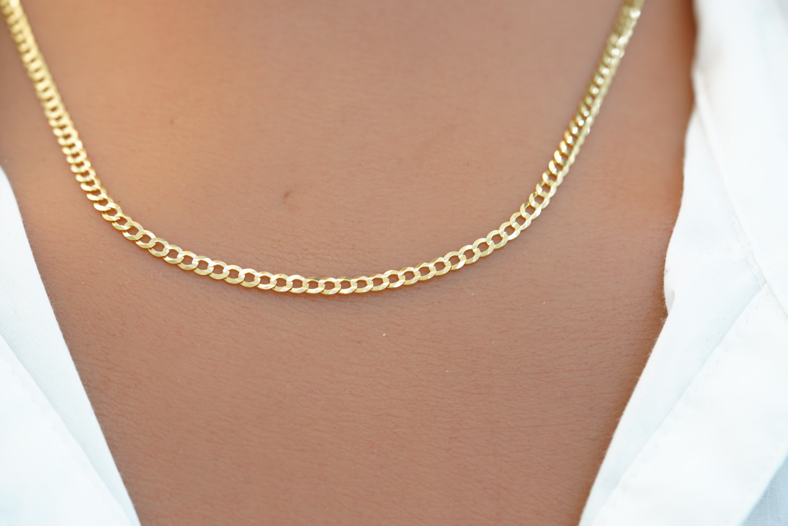 10k/14k Diamond Cut Chain - Bold & Classy