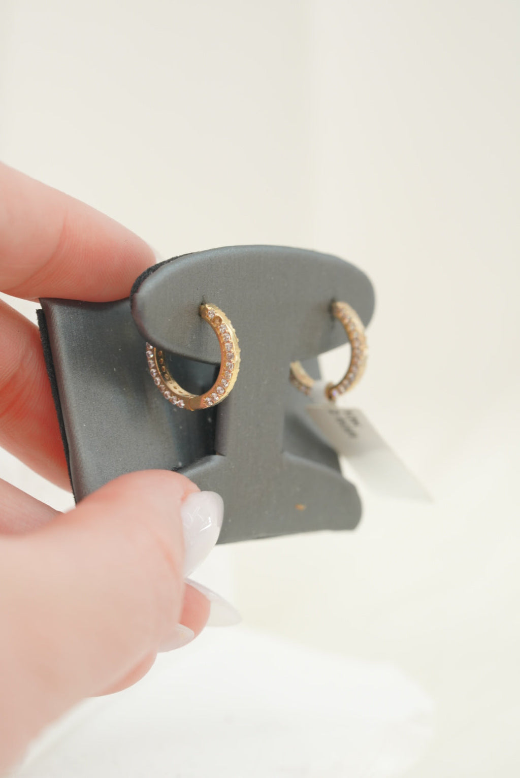 10k Hoops - Crystal Sided