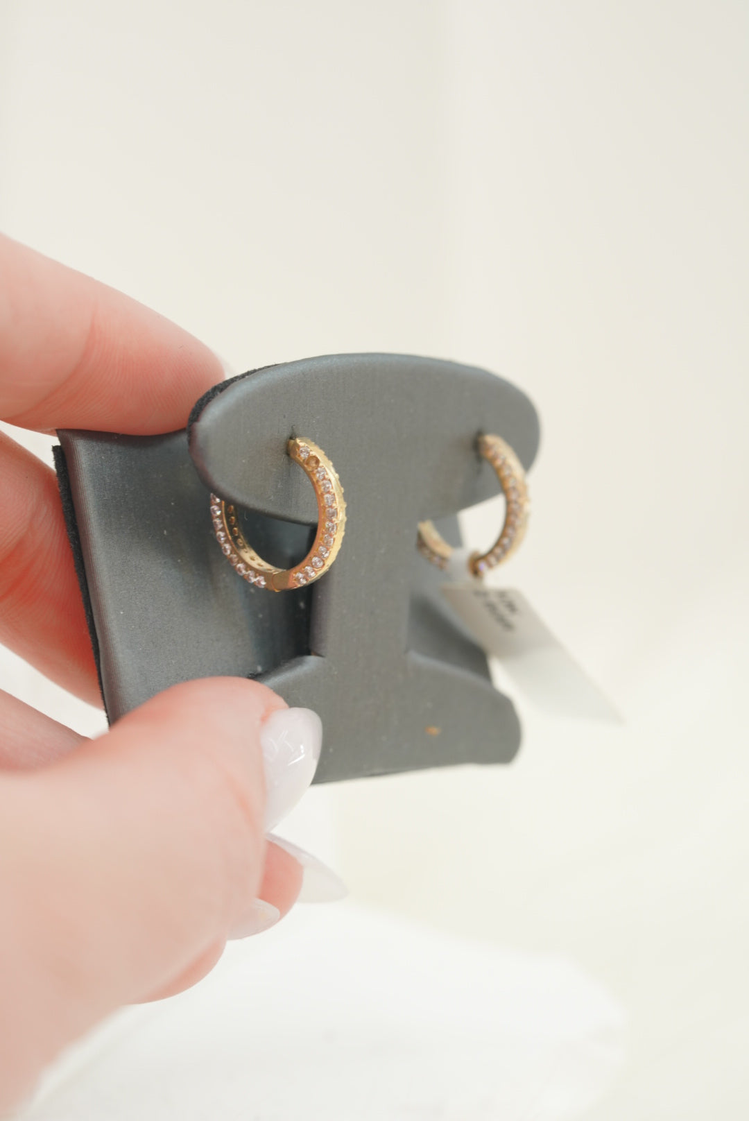 10k Hoops - Crystal Sided