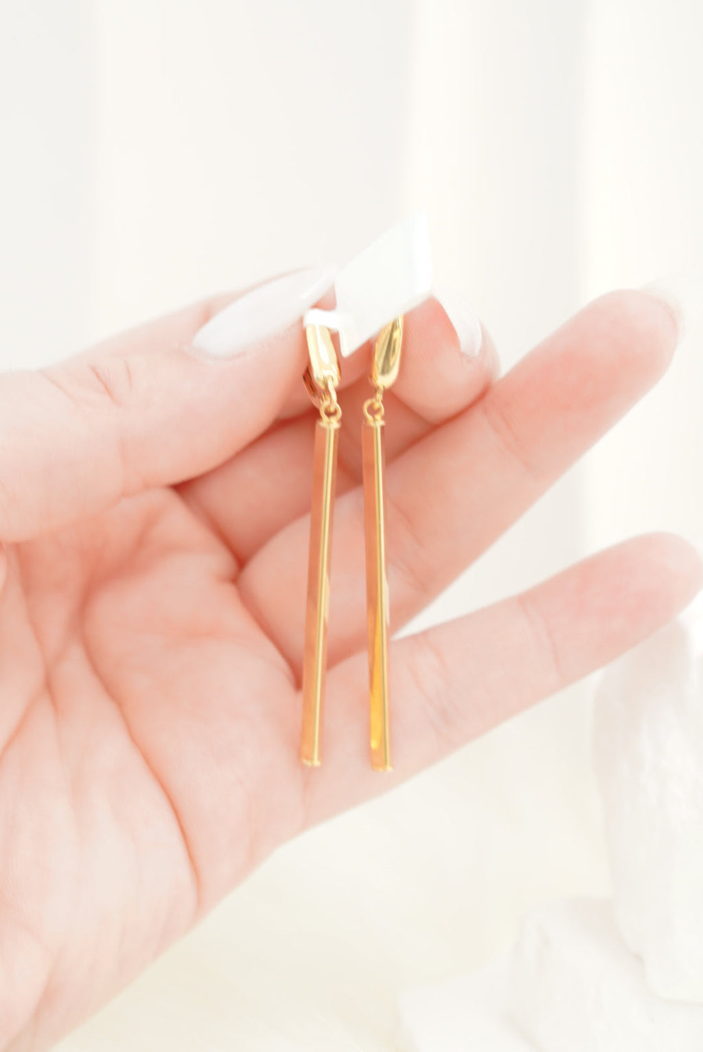 10k Earrings - Plain Sticks