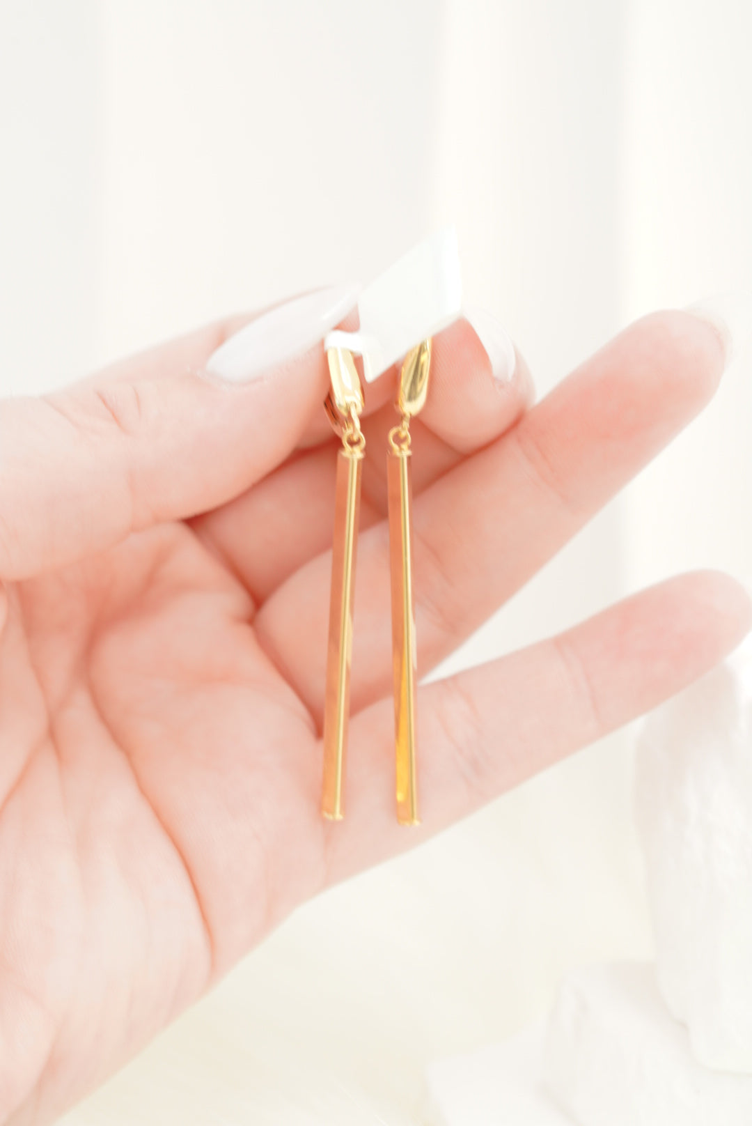 10k Earrings - Plain Sticks