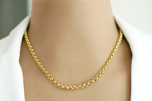 10k Rolo Necklace