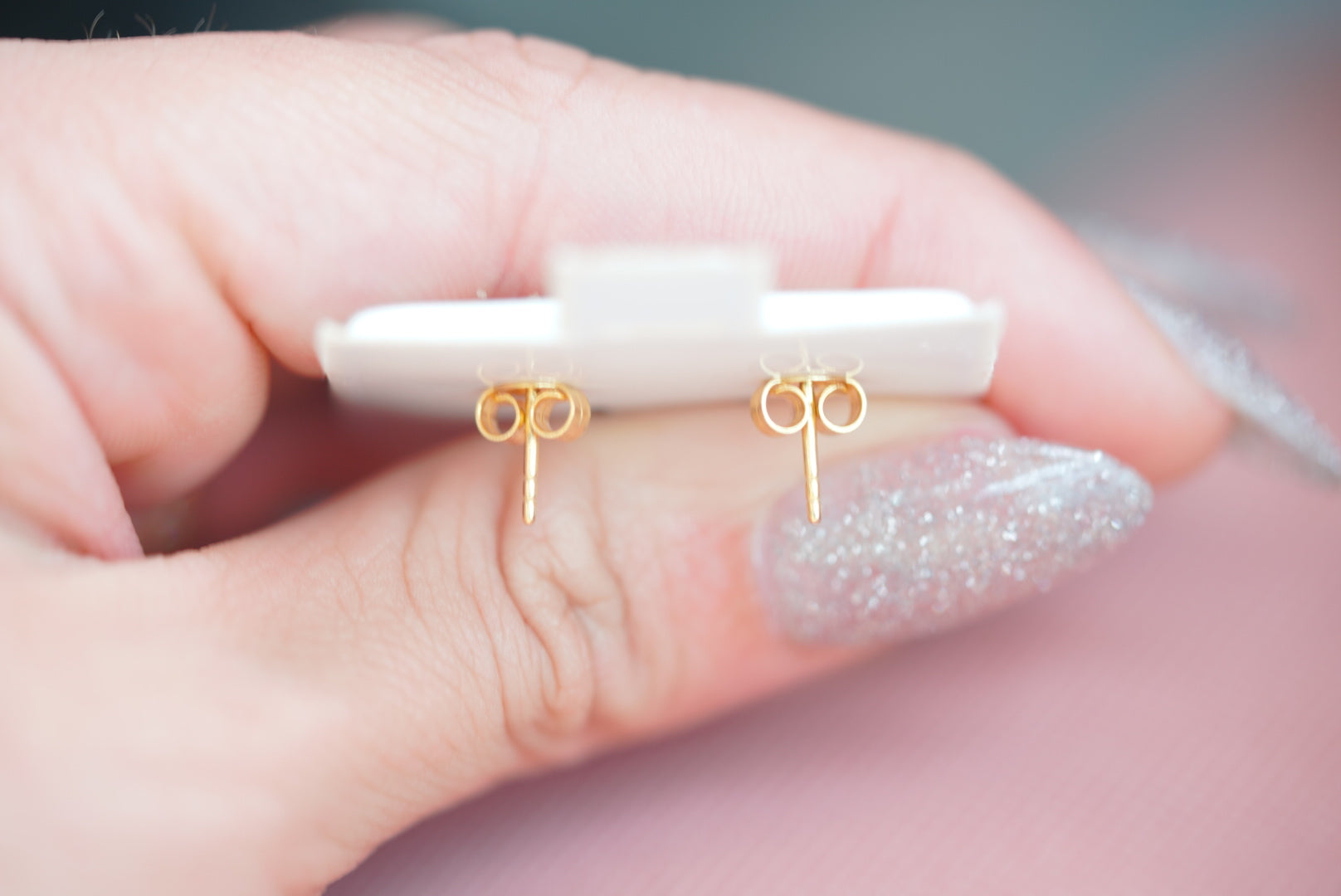 14k Earrings - Little Dragonfly