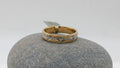 14k Alliance Ring - White & Yellow