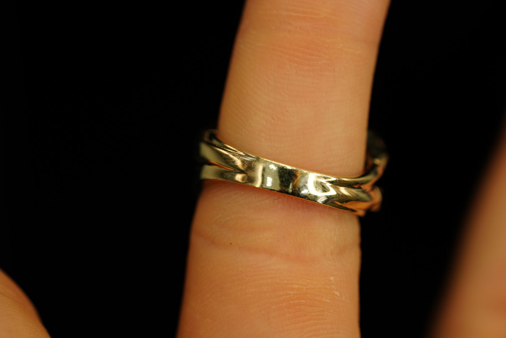 14k Shiny Layers Ring