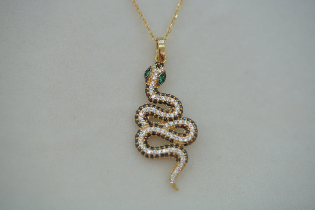 14k Women’s Necklace - Slytherin
