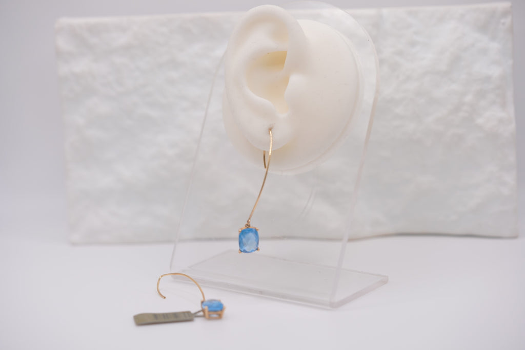 14k Earrings - Blue Beauty