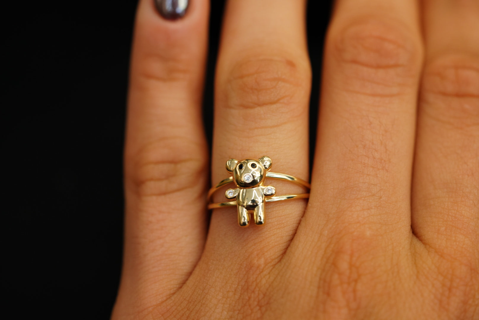 10k Bear Ring New