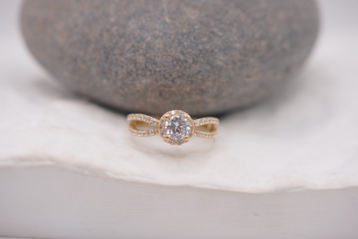 14k Engagement Ring - Forever Spark