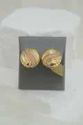 14k Earrings - Wavy Balls