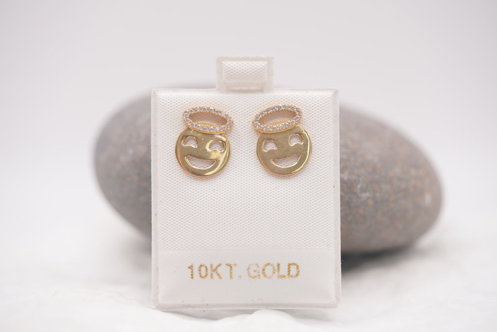 14k Earrings - Angel Face
