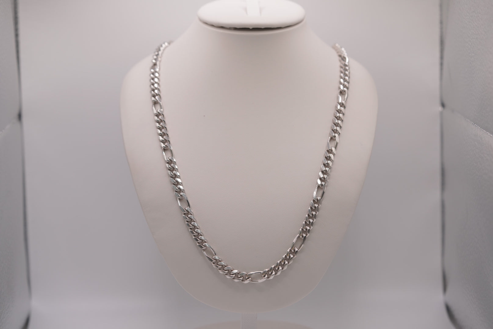 Silver Figaro Chain - Ice Classico