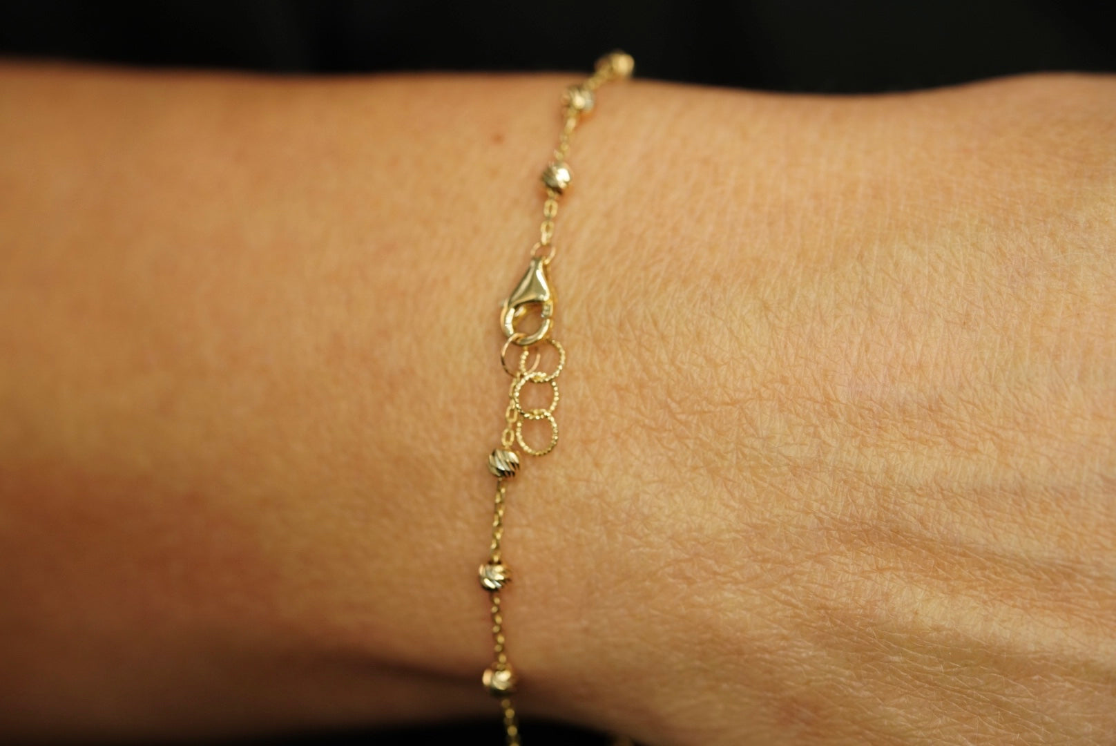 14k Rosary Eye Bracelet