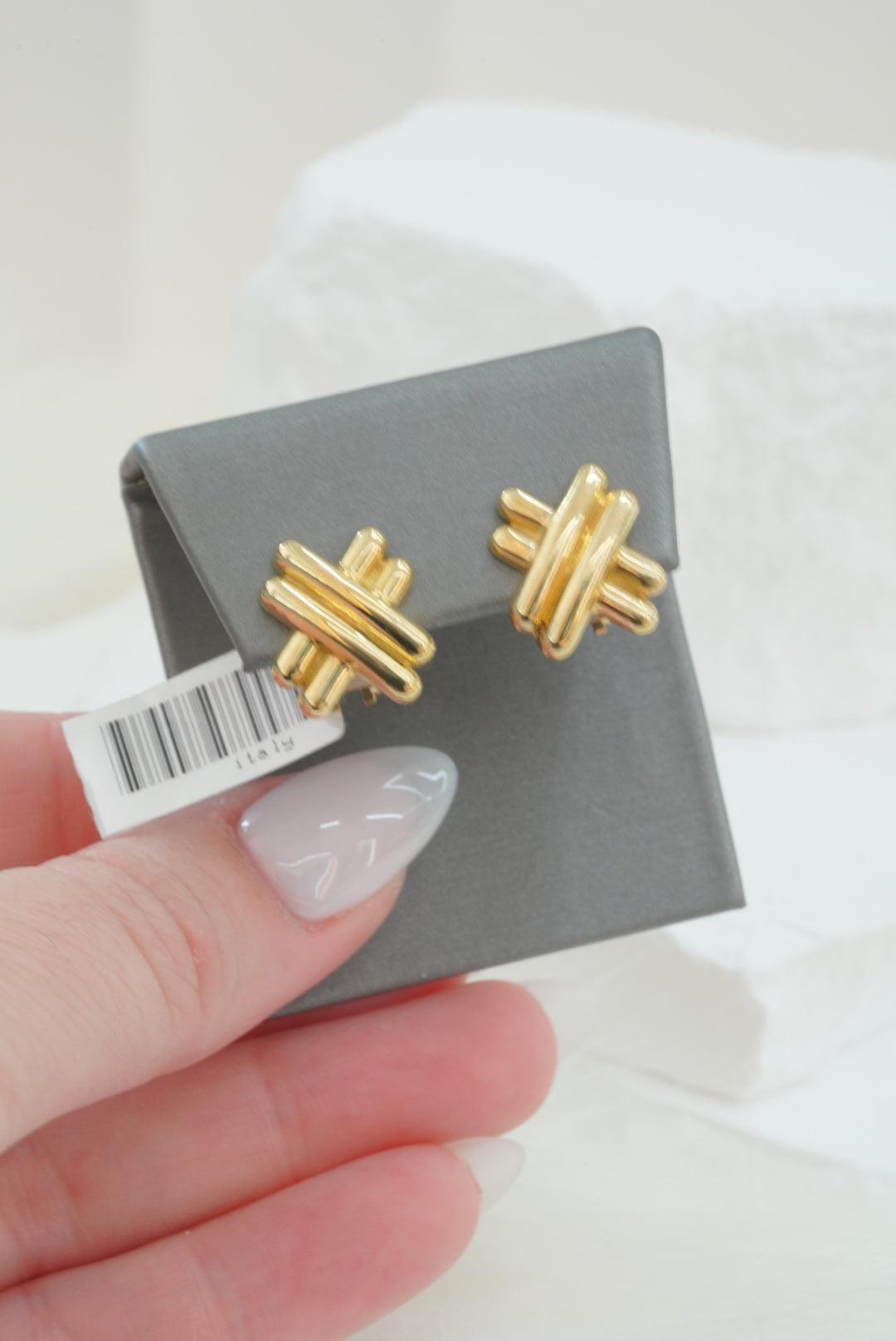 10k Earrings - Double X