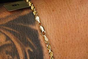 14k Rope Bracelet