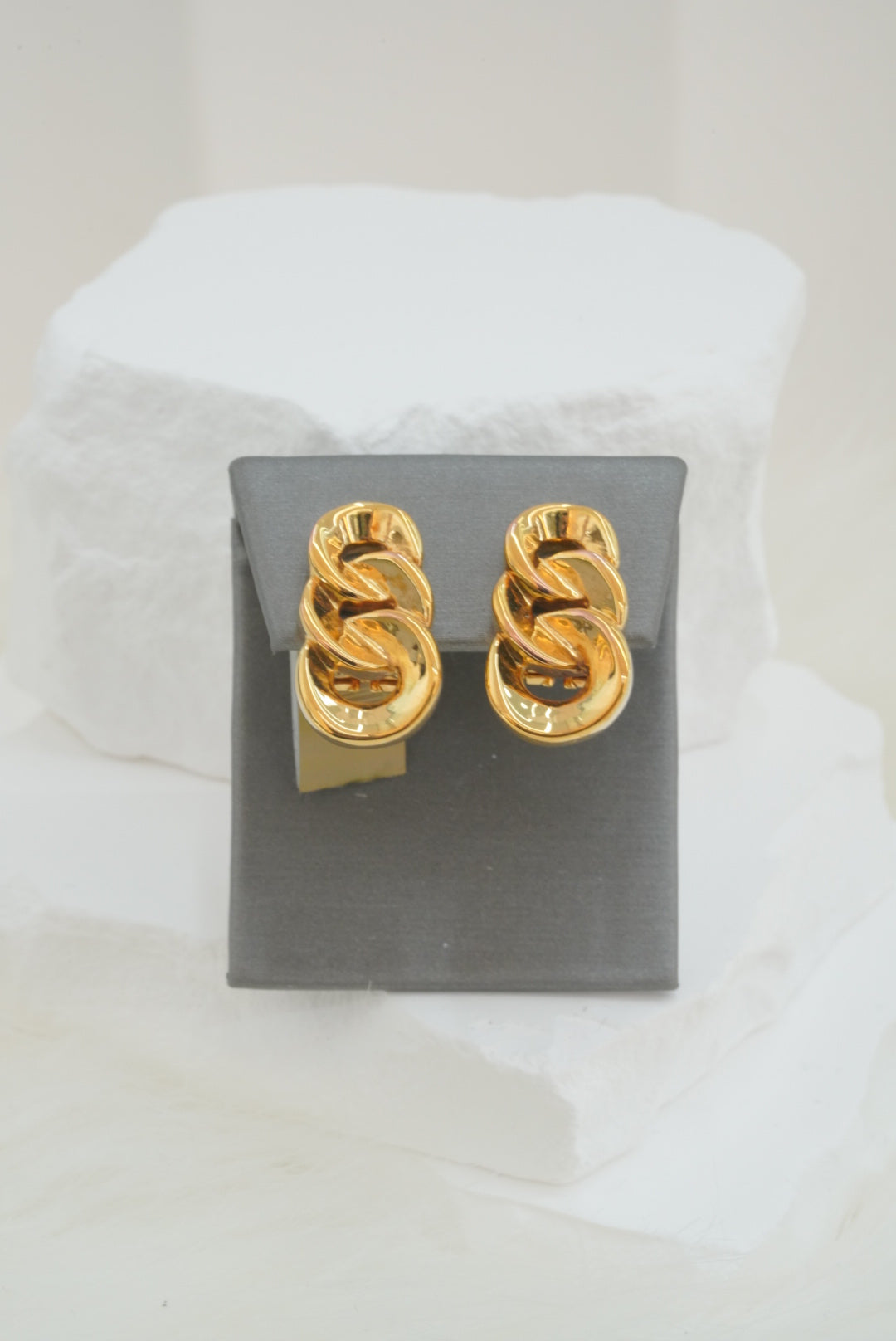 14k Earrings - Chain Elegance