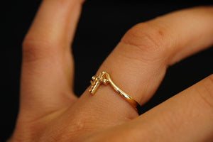 14k Cross Ring New