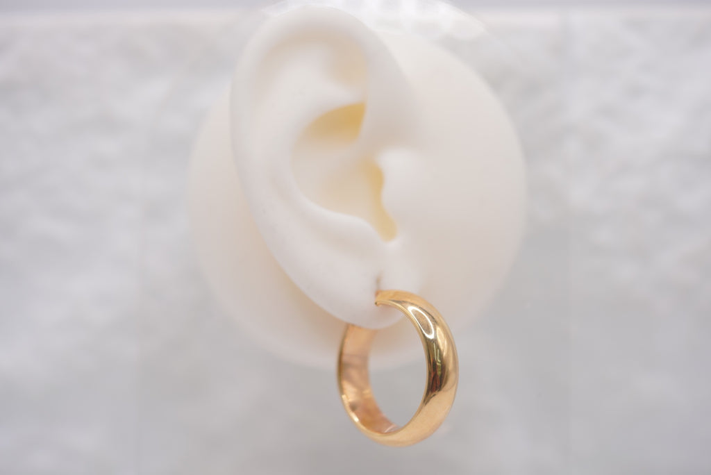 14k Hoop Earrings - Eternal Loop