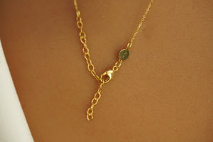 14k Dragonfly Necklace