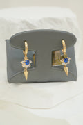 14k Hoops - Blue Cone