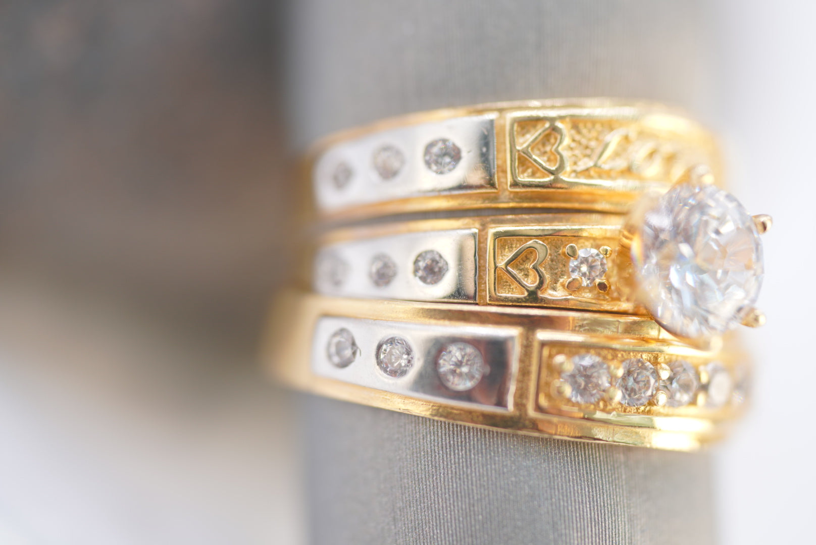 14k Matrimony Rings - Evermore