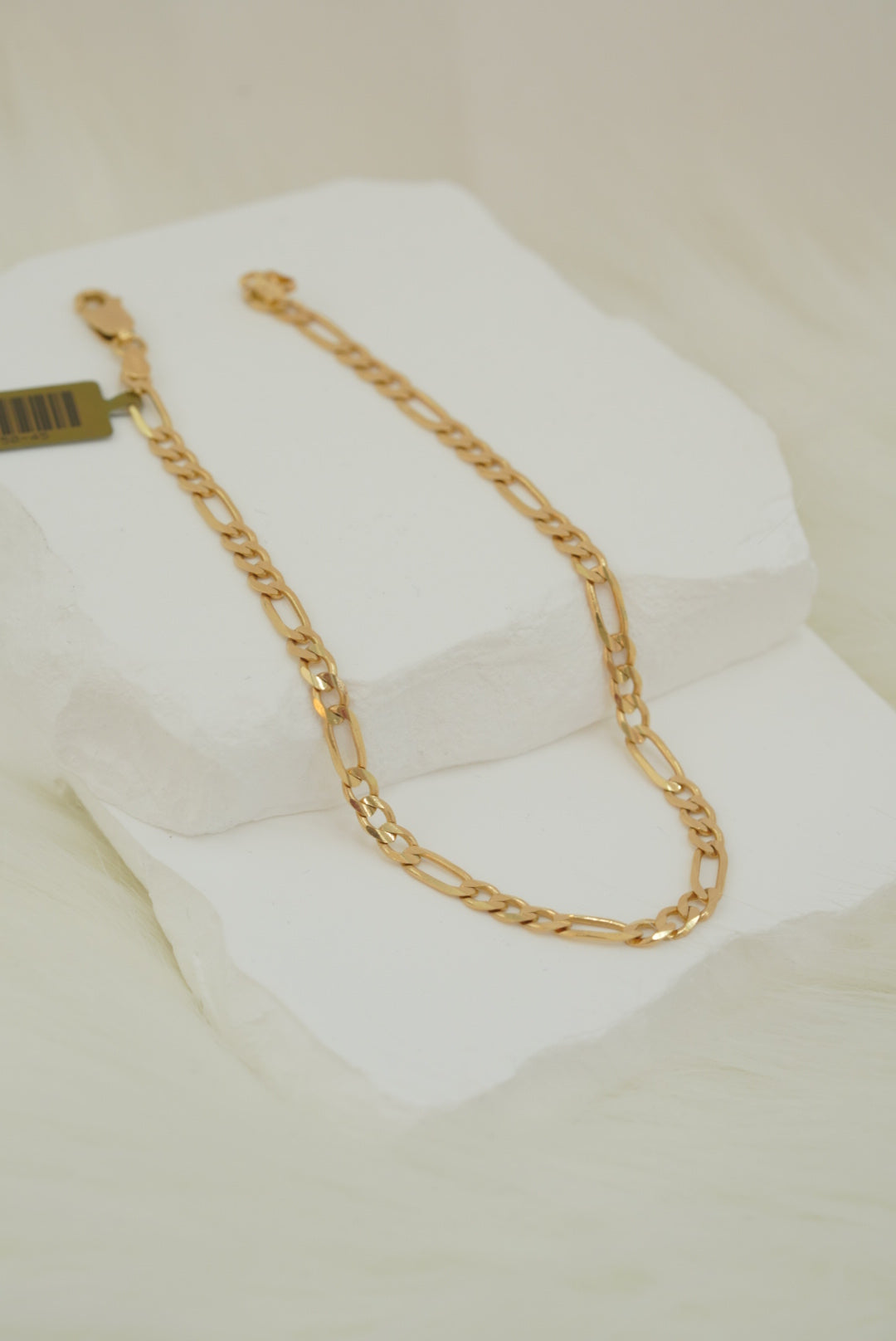 14k Anklet - Figaro Style