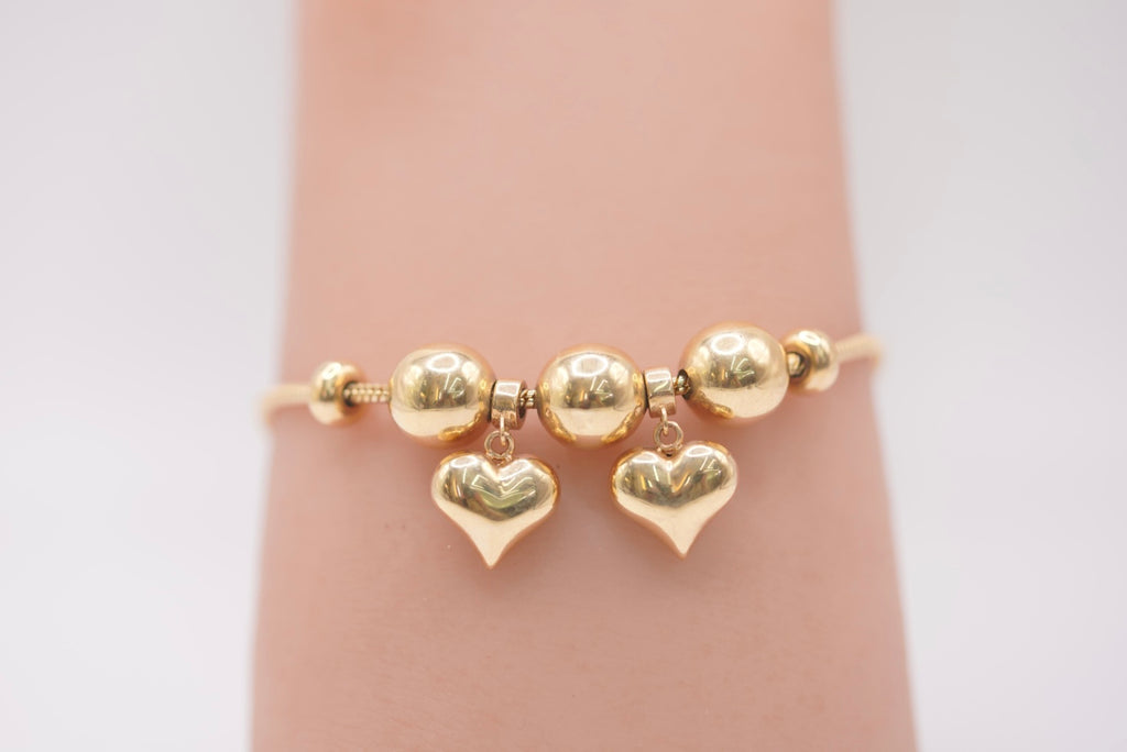 14k Modern Bracelet - Lovely Charms