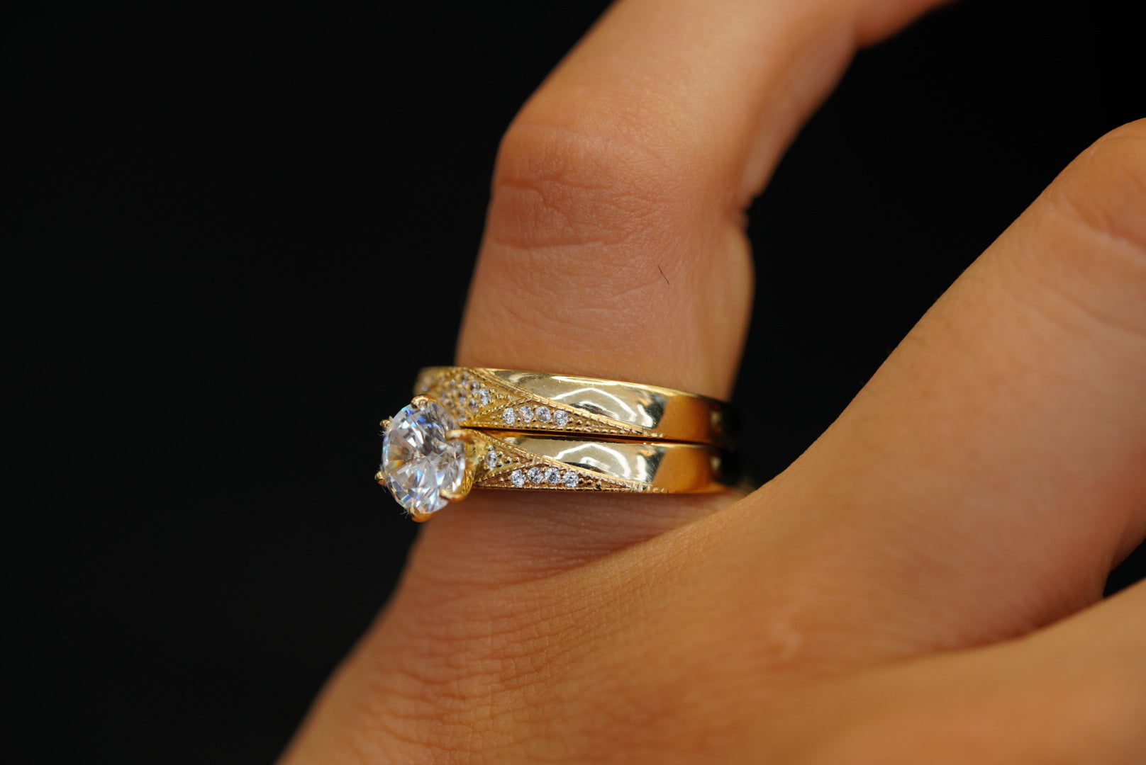 14k Matrimony Trio Set