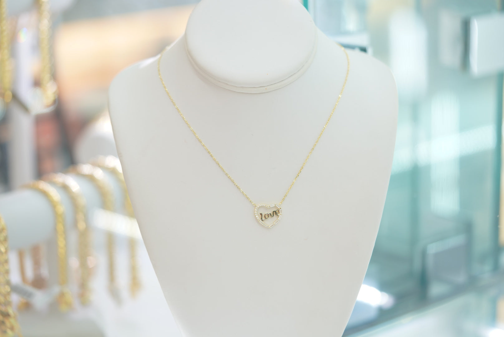 Love Silver Necklace - Forever Lovely