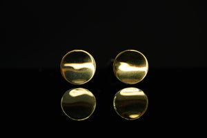 14k Circle Clip Earrings