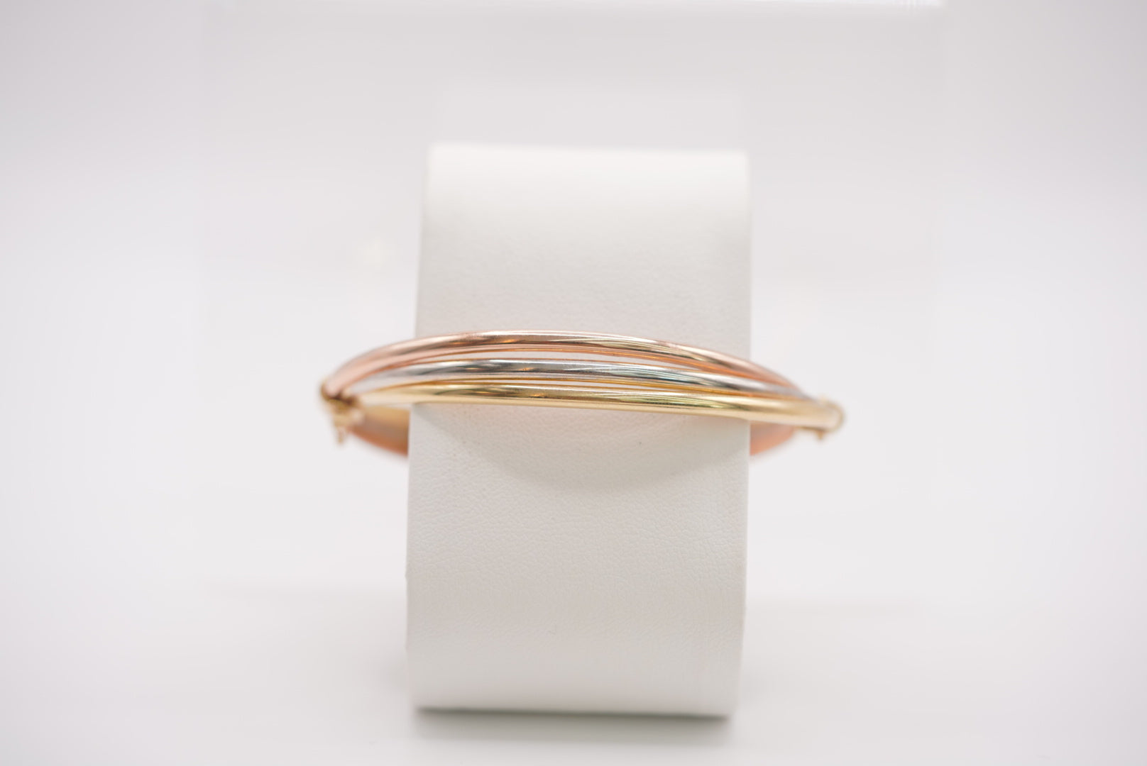 14k Tri Color Bracelet - Delicate Beauty