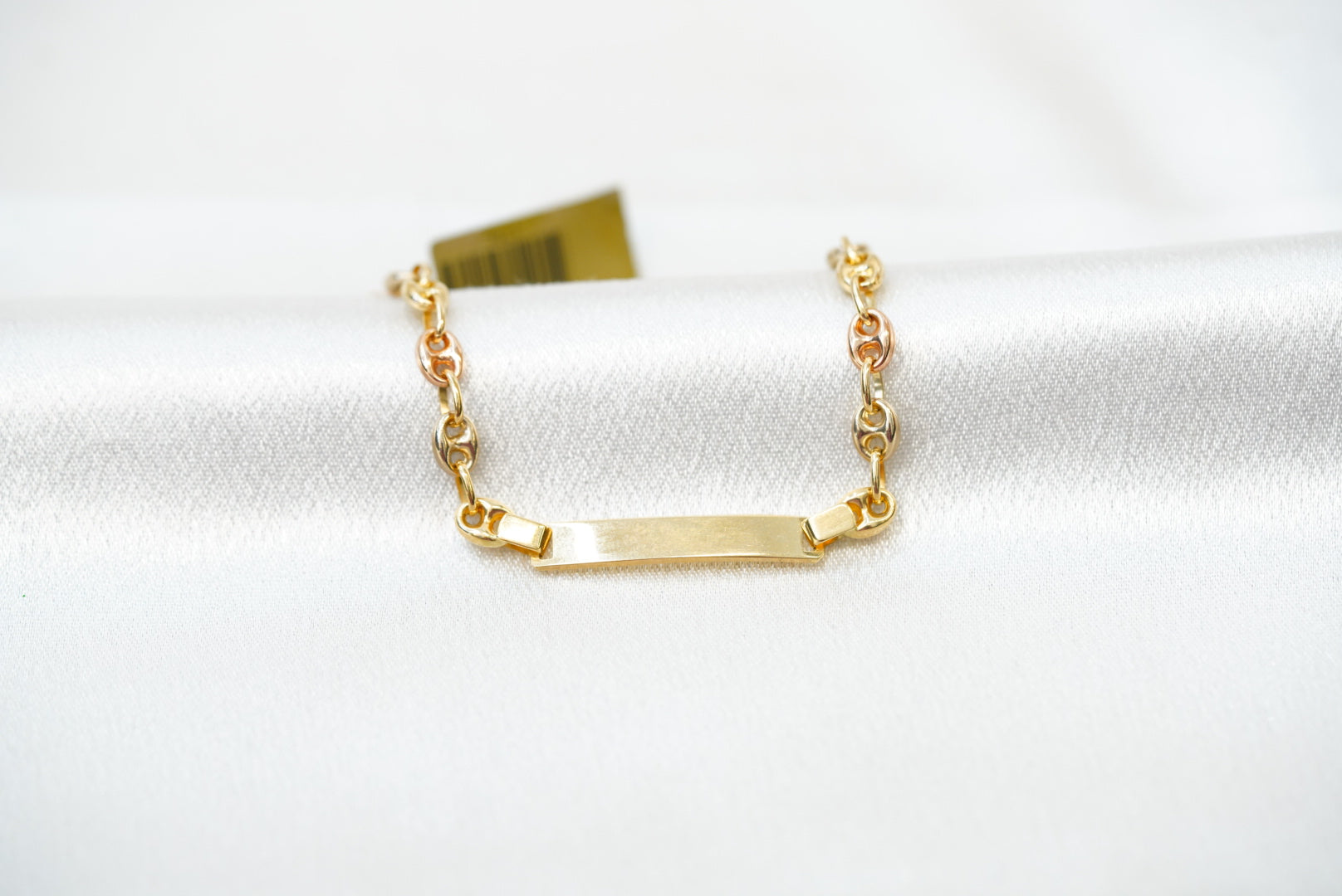 14k Mariner Baby Bracelet - Three Gold Style