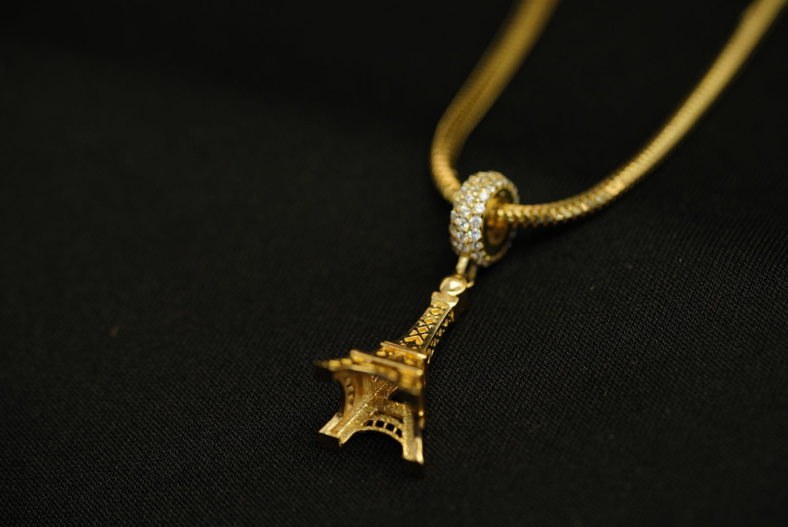 14k Eiffel Tower Charm