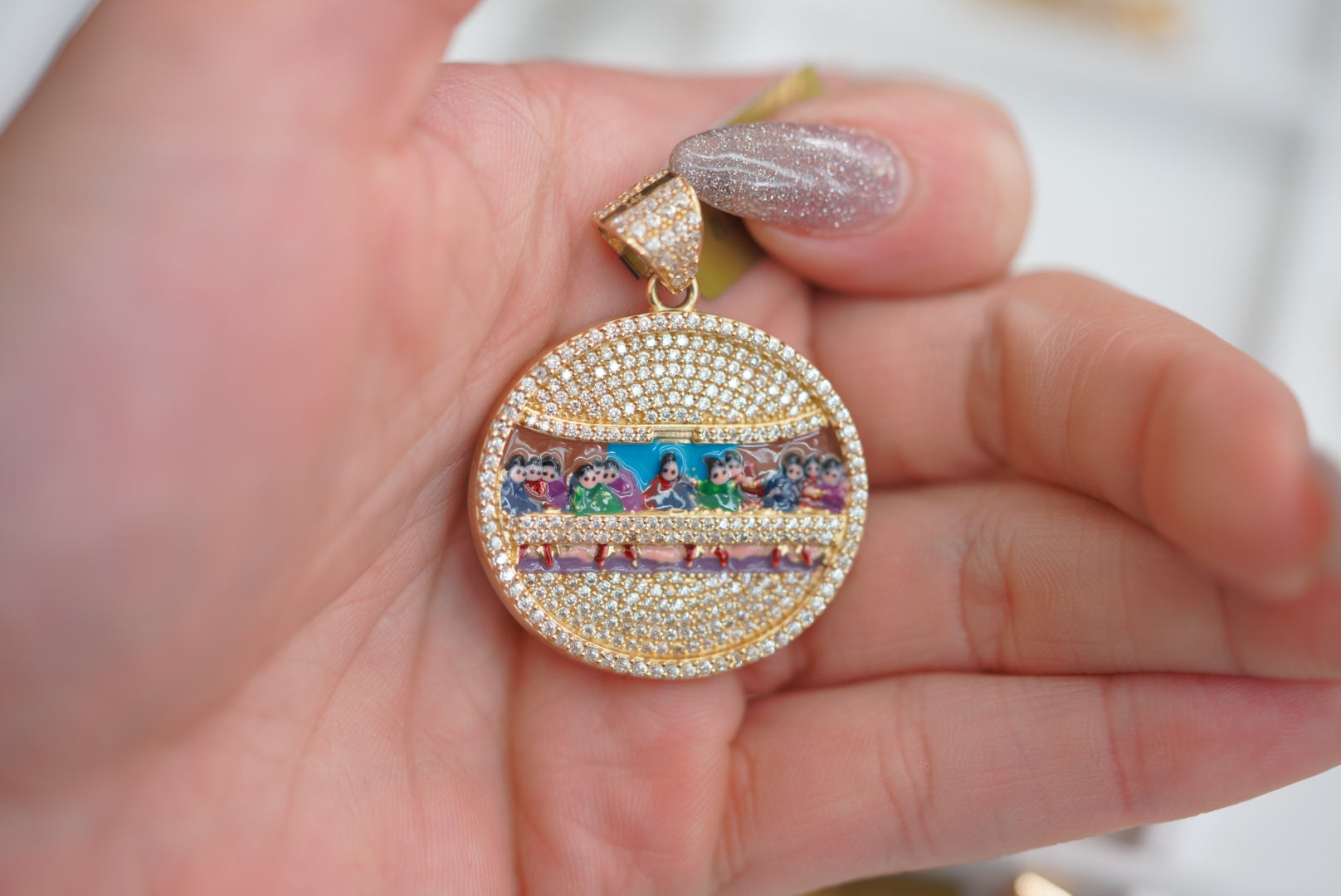 14k Pendant - Last Supper