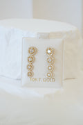 10k Earrings - Shiny Row