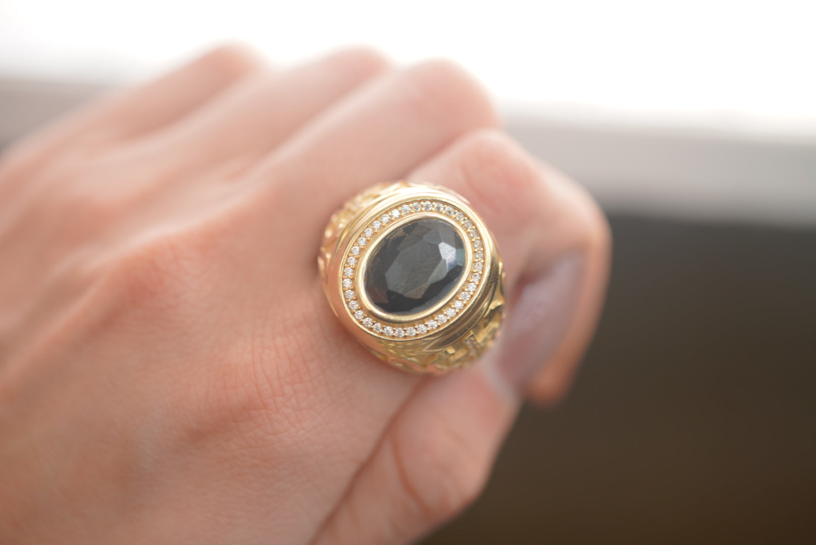 14k Men’s Ring - Midnight King