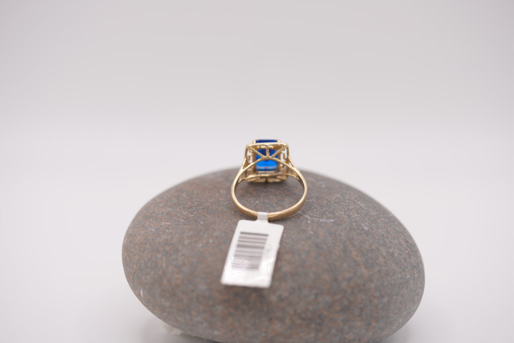 10k Women’s Ring - Ocean Stone