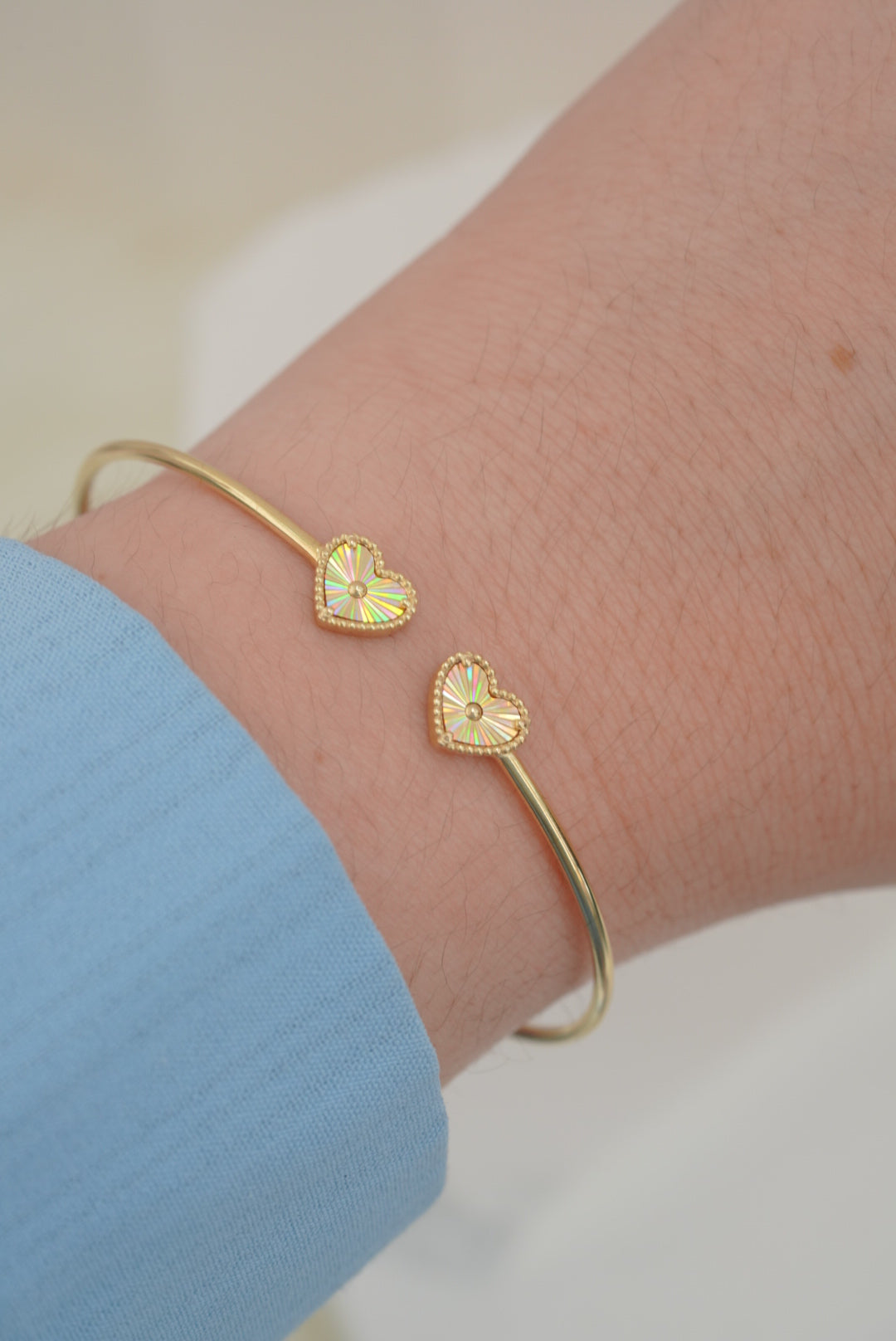 10k Bangle - Colorful Hearts