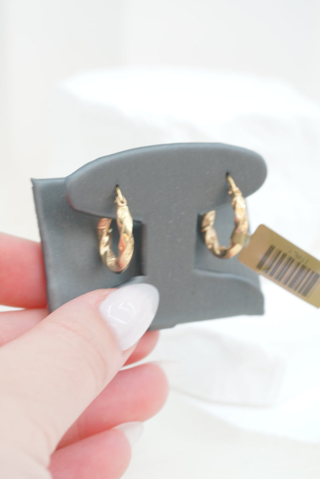 14k Hoops - Classic Wave