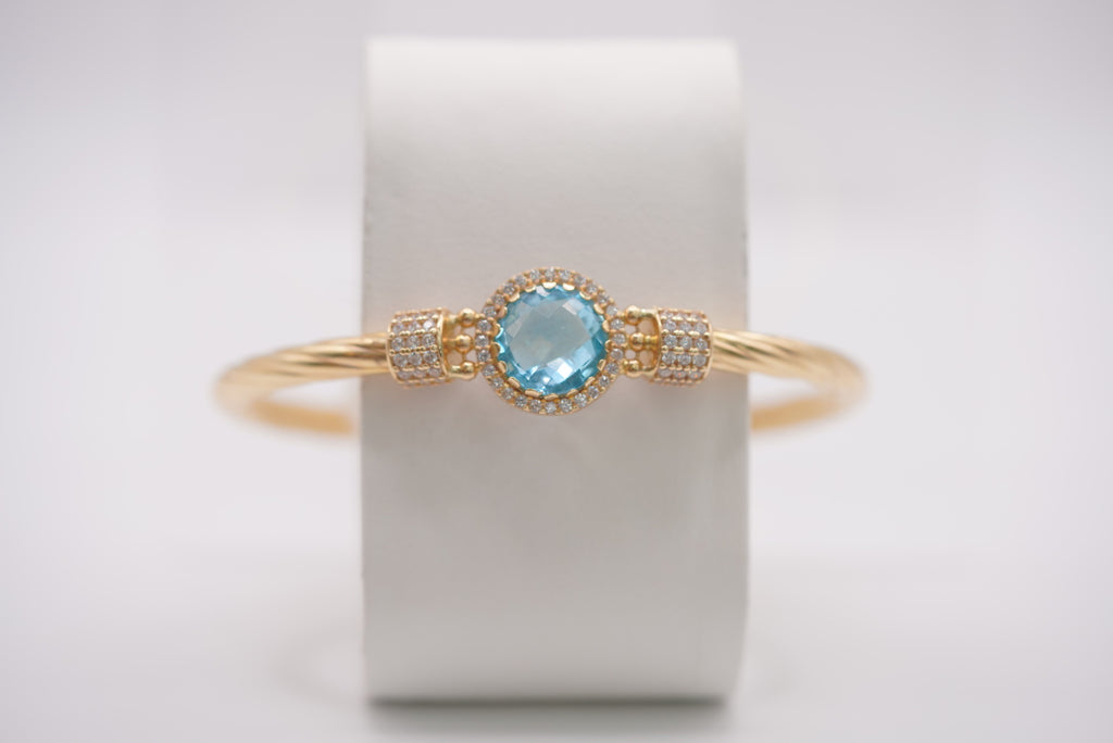 14k Women’s Bracelet - Blue Shine