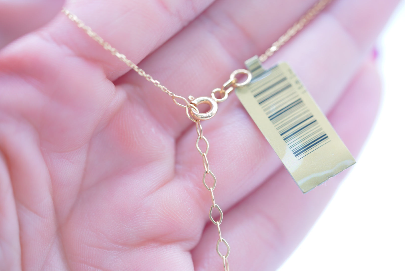 14k Necklace - Open Heart