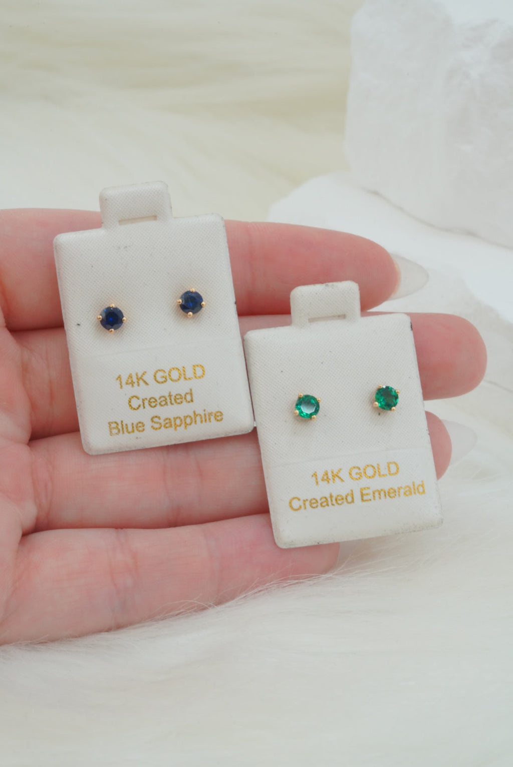 14k Baby Earrings - Color Beauty