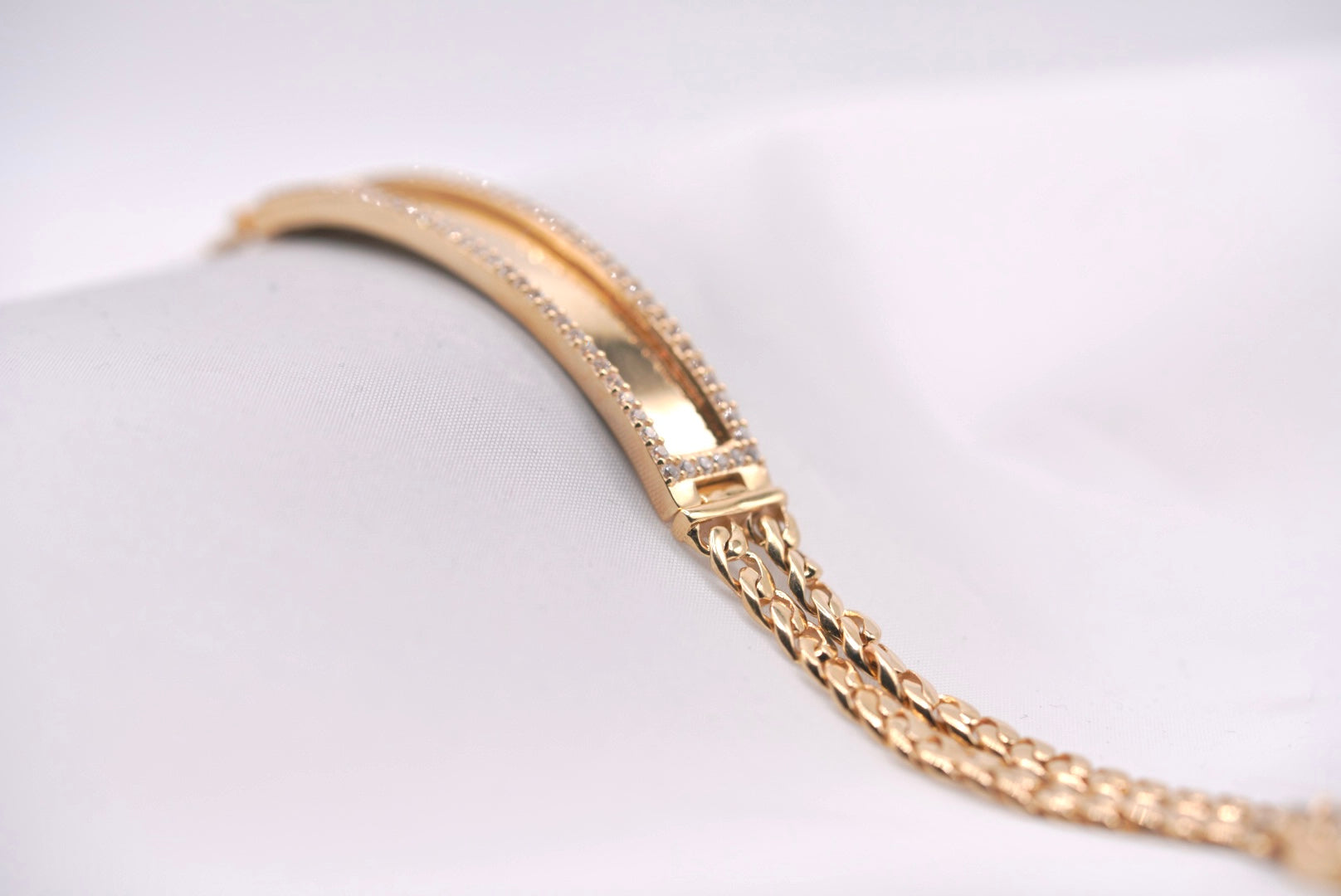 14k Shiny Plate Bracelet - Stargazing