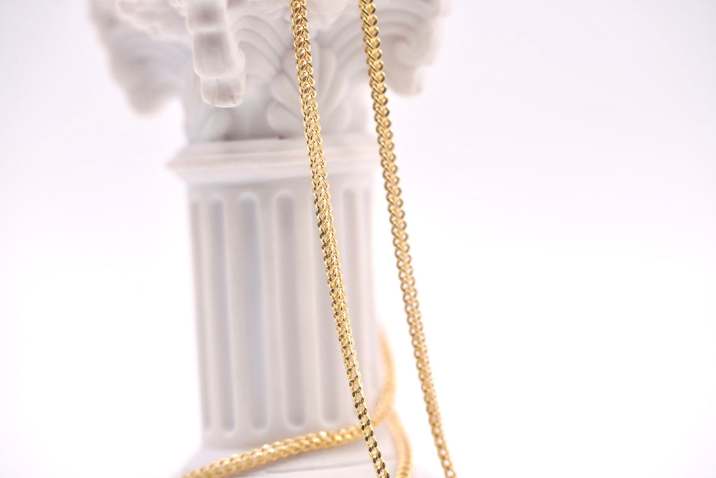 14k Franco Cross Chain - Faithful Soul