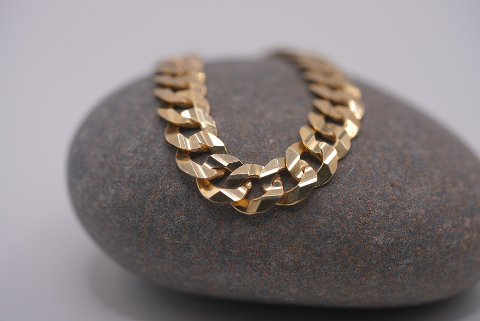 14k Diamond Cut Bracelet - Bold Power
